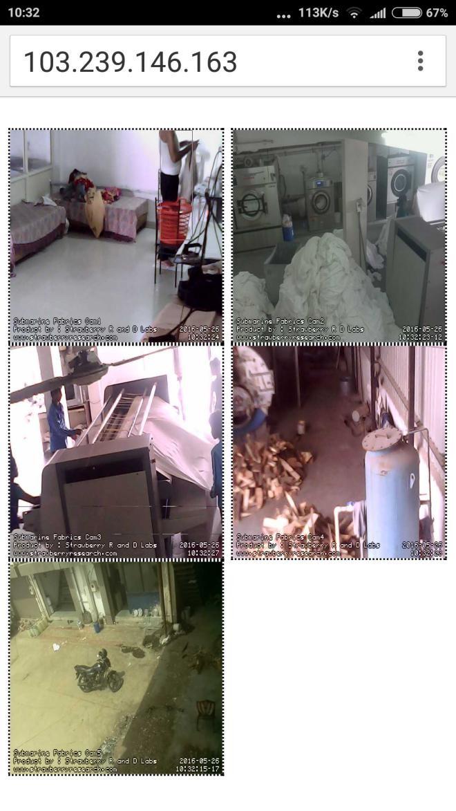 Industrial laundry installation